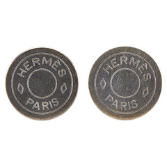 エルメス セリエ イヤリング シルバー メタル レディース HERMES 【中古】