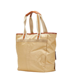 コーチ トートバッグ ショルダーバッグ Ｃ06M-10101 ベージュ ブラウン ナイロン レザー レディース COACH 【中古】