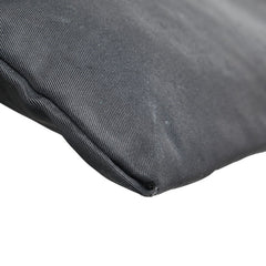 プラダ 三角ロゴプレート 斜め掛け ショルダーバッグ ブラック ナイロン レディース PRADA 【中古】