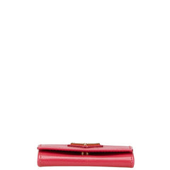 プラダ 三角ロゴプレート コインケース 小銭入れ ピンク レザー レディース PRADA 【中古】
