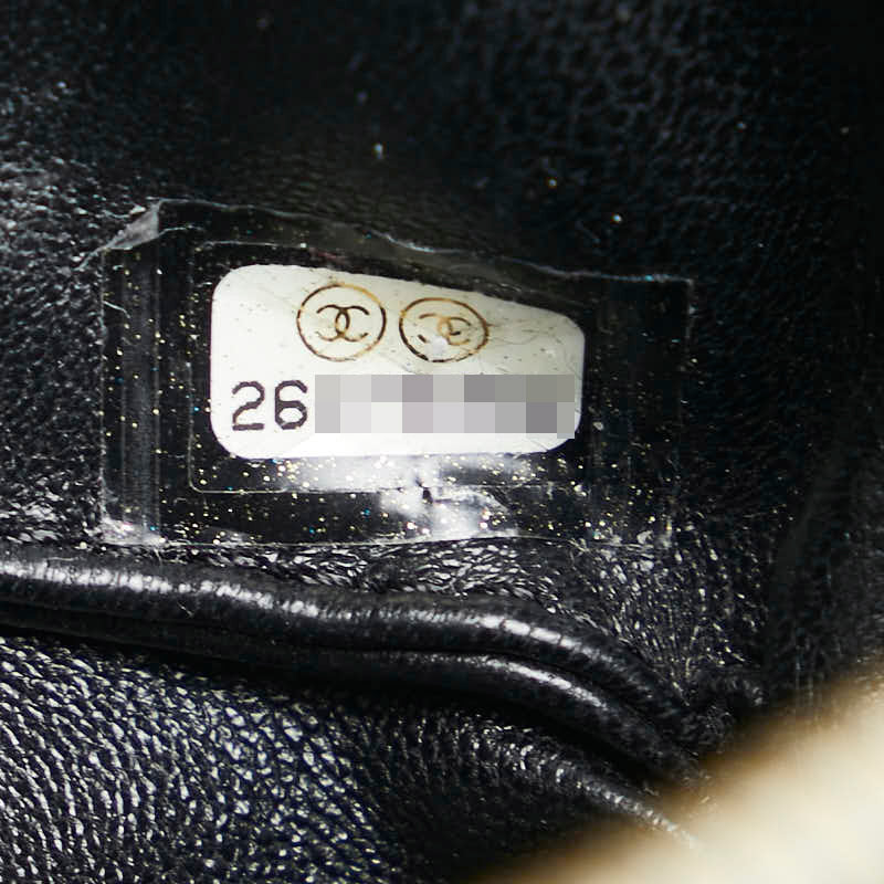 シャネル ココマーク ウエストバッグ ボディバッグ ブラック パイソン レディース CHANEL 【中古】