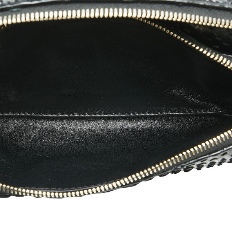 シャネル ココマーク ウエストバッグ ボディバッグ ブラック パイソン レディース CHANEL 【中古】