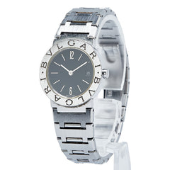 ブルガリ ブルガリブルガリ 腕時計 BB26SSD クオーツ ブラック文字盤 ステンレススチール レディース BVLGARI 【中古】