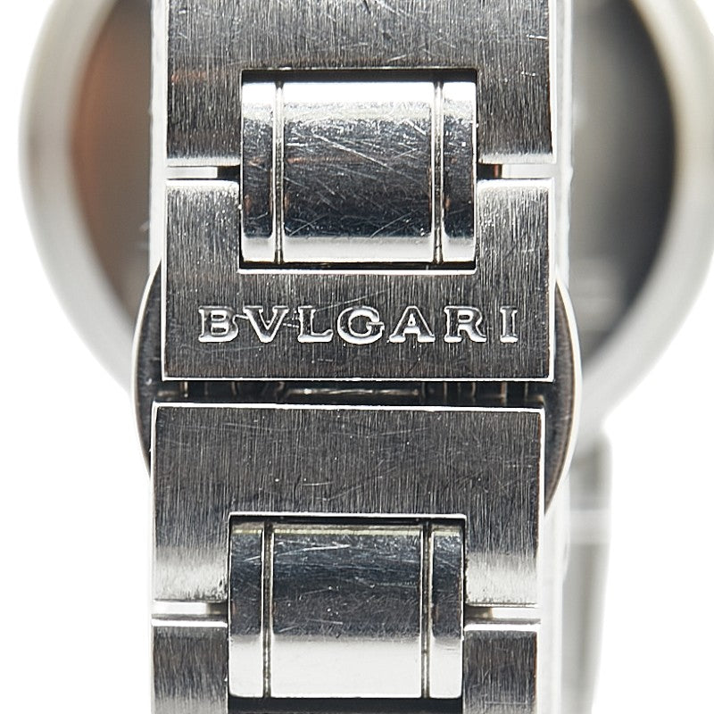 ブルガリ ブルガリブルガリ 腕時計 BB26 クオーツ ピンク文字盤 ステンレススチール レディース BVLGARI 【中古】