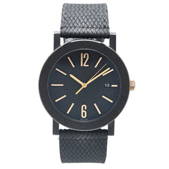 ブルガリ ブルガリブルガリ 腕時計 BB41S 自動巻き ブラック文字盤 ステンレススチール ラバー メンズ BVLGARI 【中古】