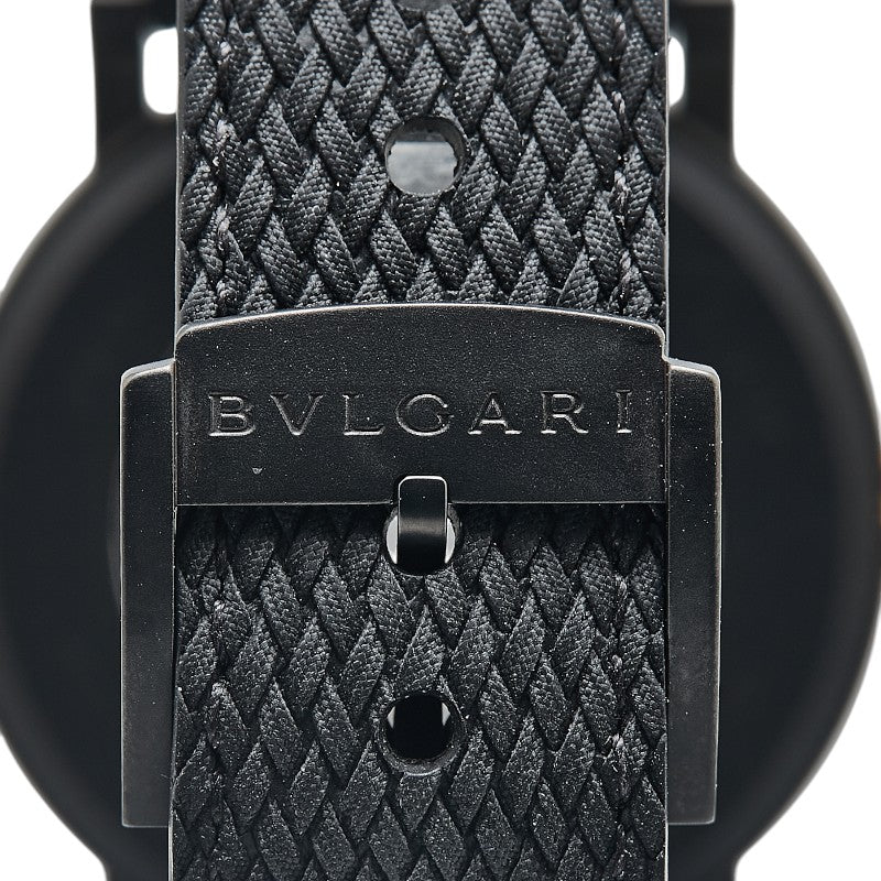 ブルガリ ブルガリブルガリ 腕時計 BB41S 自動巻き ブラック文字盤 ステンレススチール ラバー メンズ BVLGARI 【中古】