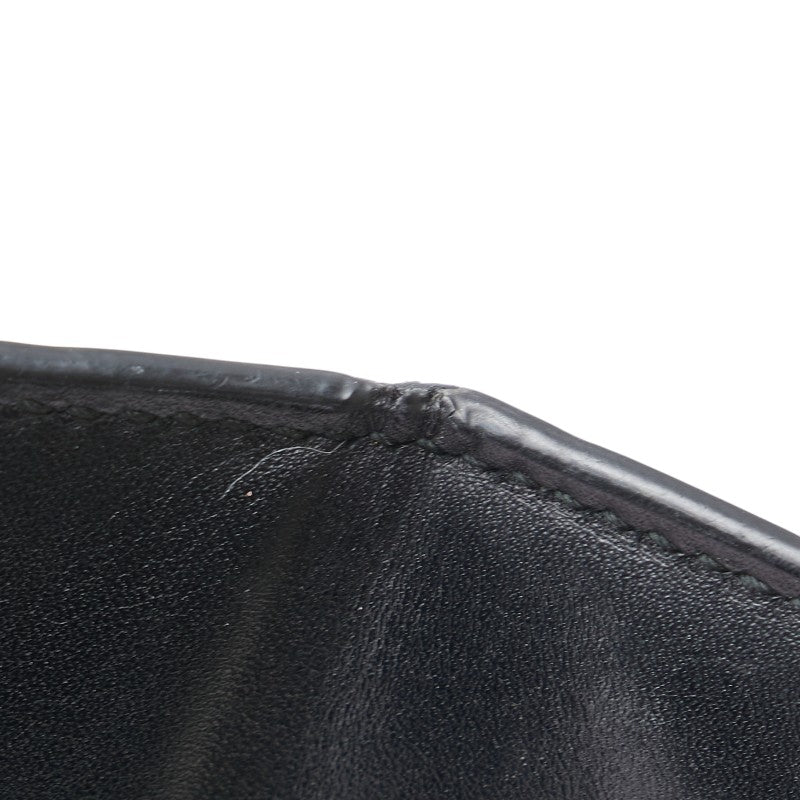 グッチ グッチシマ 二つ折り財布 ブラック PVC レザー レディース GUCCI 【中古】