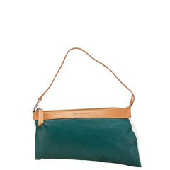 アンテプリマ ロゴ ショルダーバッグ グリーン ブラウン ホワイト レザー レディース ANTEPRIMA 【中古】