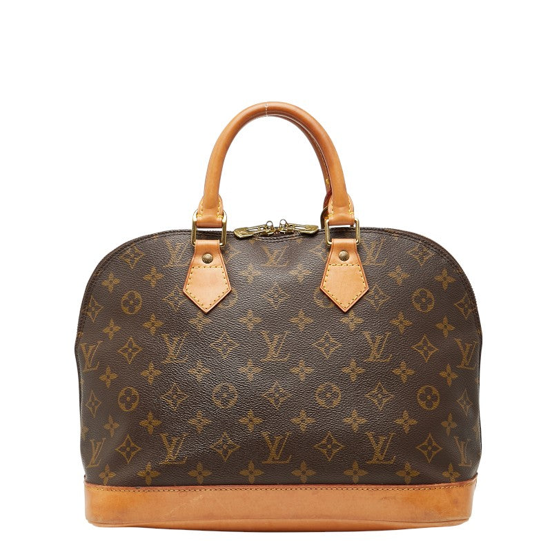 ルイ ヴィトン モノグラム アルマPM ハンドバッグ M51130 ブラウン PVC レザー レディース LOUIS VUITTON 【中古】