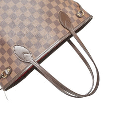 ルイ ヴィトン ダミエ ネヴァーフルPM ハンドバッグ トートバッグ N51109 ブラウン PVC レザー レディース LOUIS VUITTON 【中古】
