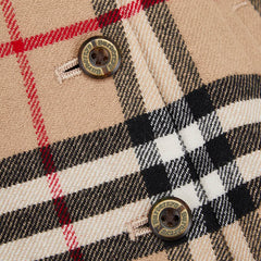 バーバリー ノバチェック スカート サイズ：S ベージュ マルチカラー ウール レディース BURBERRY 【中古】
