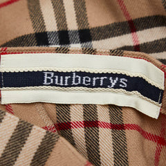 バーバリー ノバチェック スカート サイズ：S ベージュ マルチカラー ウール レディース BURBERRY 【中古】