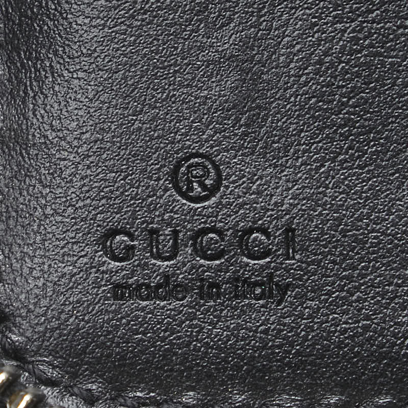 グッチ GGエンボス ジップアラウンド オーガナイザー 長財布 625563 ブラック レザー レディース GUCCI 【中古】