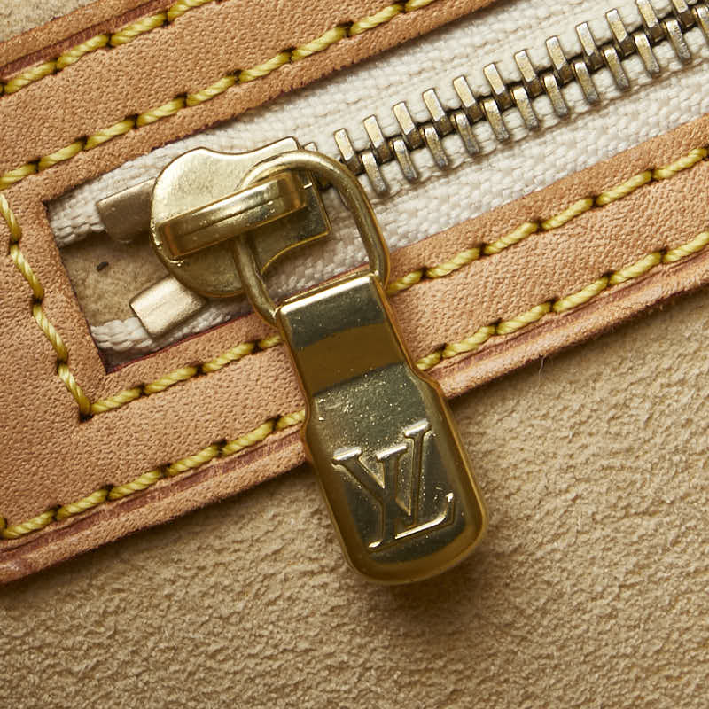 ルイ ヴィトン ダミエ アズール ハムステッドMM トートバッグ ショルダーバッグ N51206 ホワイト PVC レザー レディース LOUIS VUITTON 【中古】