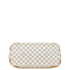 ルイ ヴィトン ダミエ アズール ハムステッドMM トートバッグ ショルダーバッグ N51206 ホワイト PVC レザー レディース LOUIS VUITTON 【中古】