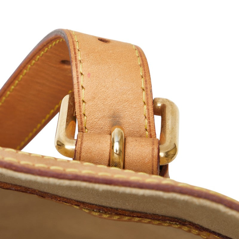 ルイ ヴィトン ダミエ アズール ハムステッドMM トートバッグ ショルダーバッグ N51206 ホワイト PVC レザー レディース LOUIS VUITTON 【中古】