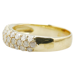 K18YG イエローゴールド ダイヤ1.00ct リング 指輪 レディース 14号 【中古】