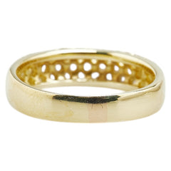 K18YG イエローゴールド ダイヤ1.00ct リング 指輪 レディース 14号 【中古】