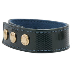 ルイ ヴィトン ダミエ ヴェルニ 2001年 札幌店限定 ブレスレット グリーン パテントレザー レディース LOUIS VUITTON 【中古】