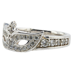 ジャスティンデイビス J.D.×H.U 仮面 マスク モチーフ マーベル リング 指輪 SV925 シルバー レディース Justin Davis 【中古】