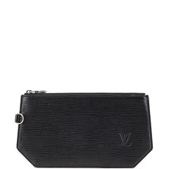ルイ ヴィトン エピ サックデポール 付属品ポーチ ポーチ M80155 ノワール ブラック レザー レディース LOUIS VUITTON 【中古】