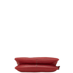 フェンディ セレリア ハンドバッグ レッド レザー レディース FENDI 【中古】
