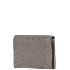 サンローラン カードケース パスケース 468994 グレー レザー レディース SAINT LAURENT 【中古】