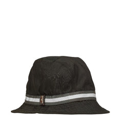 グッチ ロゴ金具 バケットハット サイズ:M カーキ グレー ナイロン ポリアミド レディース GUCCI 【中古】