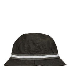 グッチ ロゴ金具 バケットハット サイズ:M カーキ グレー ナイロン ポリアミド レディース GUCCI 【中古】