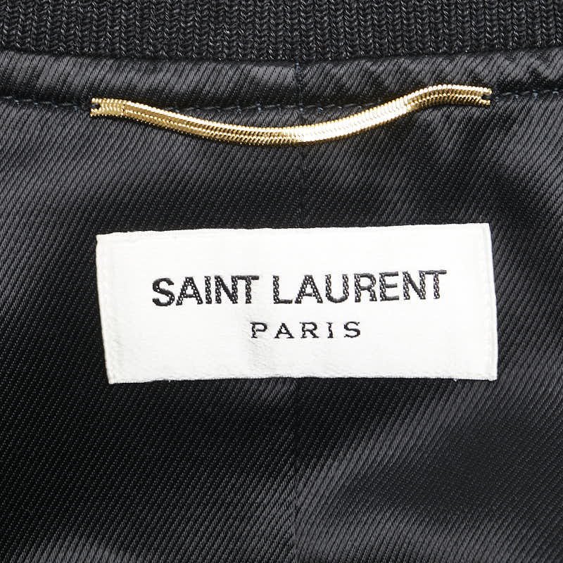 サンローラン パラディウム スター 星 モチーフ テディブルゾン サイズ:34 ブラック ゴールド レーヨン レディース SAINT LAURENT 【中古】