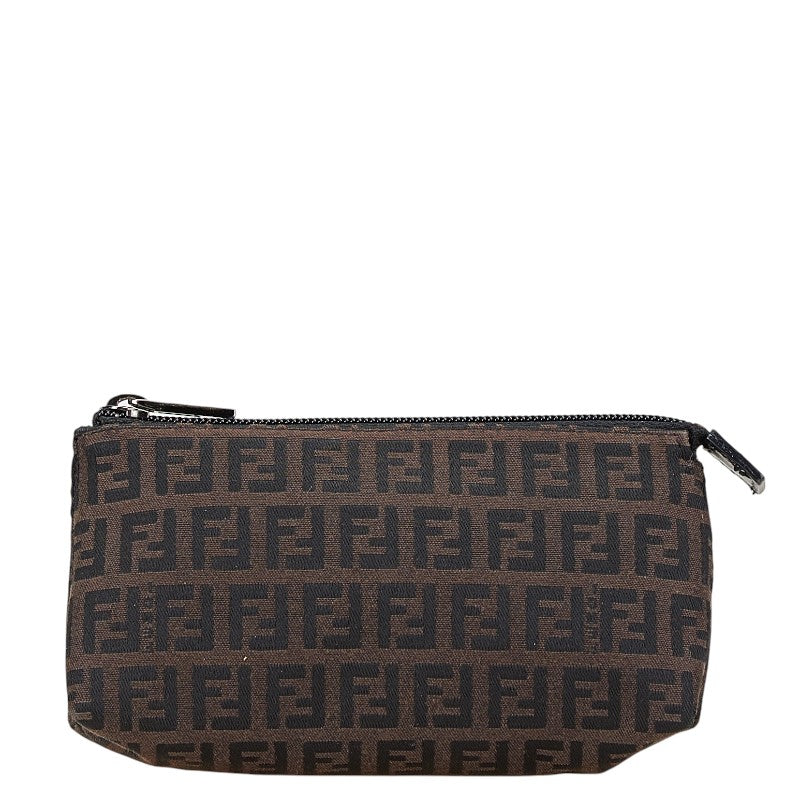 フェンディ ズッキーノ ハンドバッグ ブラウン キャンバス レディース FENDI 【中古】