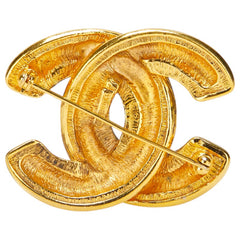 シャネル マトラッセ ココマーク ブローチ ゴールド メッキ レディース CHANEL 【中古】
