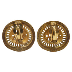 シャネル ヴィンテージ ロゴ イヤリング ゴールド メッキ レディース CHANEL 【中古】