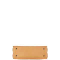サルヴァトーレフェラガモ ガンチーニ ハンドバッグ ショルダーバッグ 2WAY ベージュ レザー レディース Salvatore Ferragamo 【中古】