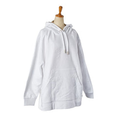 バーバリー ノバチェック パーカー フーディー サイズ:S ホワイト コットン メンズ BURBERRY 【中古】