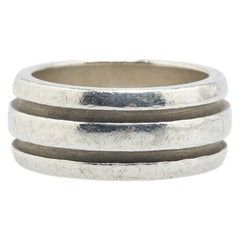 ティファニー グルーブド リング 指輪 SV925 シルバー レディース TIFFANY&Co. 【中古】