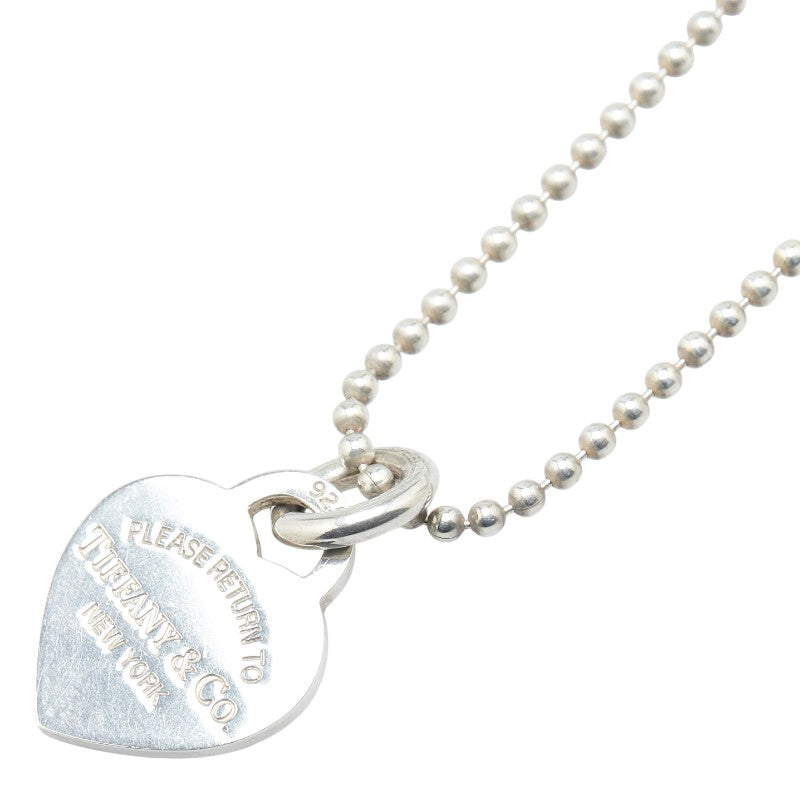 ティファニー リターン トゥ ティファニー ハートタグ ネックレス SV925 シルバー レディース TIFFANY&Co. 【中古】