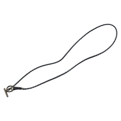 グッチ ホースビット チョーカー #18 ブラック レザー SV925 シルバー レディース GUCCI 【中古】