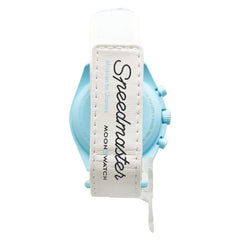 オメガ ×スウォッチ ムーンスウォッチ MISSION TO URANUS ミッション トゥ ウラヌス 腕時計 SO33L100 クオーツ ブルー文字盤 セラミック ナイロン メンズ OMEGA 【中古】