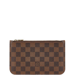 ルイ ヴィトン ダミエ ネヴァーフルPM 付属品ポーチ ポーチ N41359 ブラウン PVC レザー レディース LOUIS VUITTON 【中古】
