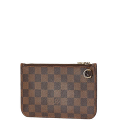 ルイ ヴィトン ダミエ ネヴァーフルPM 付属品ポーチ ポーチ N41359 ブラウン PVC レザー レディース LOUIS VUITTON 【中古】