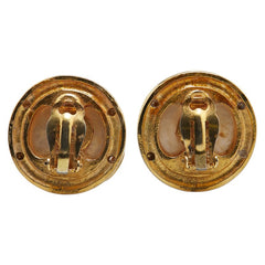 シャネル ココマーク イヤリング ゴールド メッキ フェイクパール レディース CHANEL 【中古】