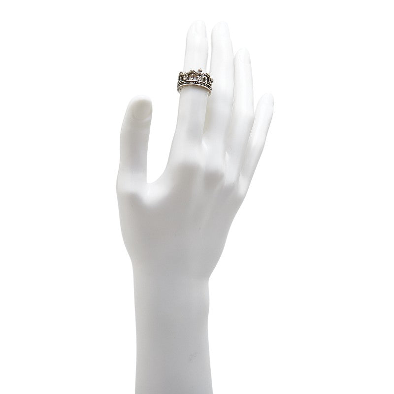 ジャスティンデイビス CHAPEL CROWN チャペル クラウン リング 指輪 シルバー SV925 シルバー レディース Justin Davis 【中古】