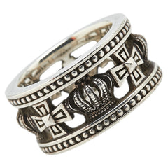 ジャスティンデイビス メディバル ウエディング リング 指輪 シルバー SV925 シルバー レディース Justin Davis 【中古】