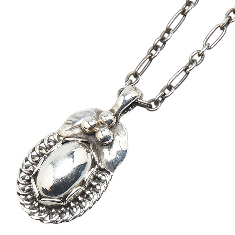 ジョージジェンセン ヘリテージ 1992 ヴィンテージ ネックレス シルバー SV925 シルバー レディース Georg Jensen 【中古】