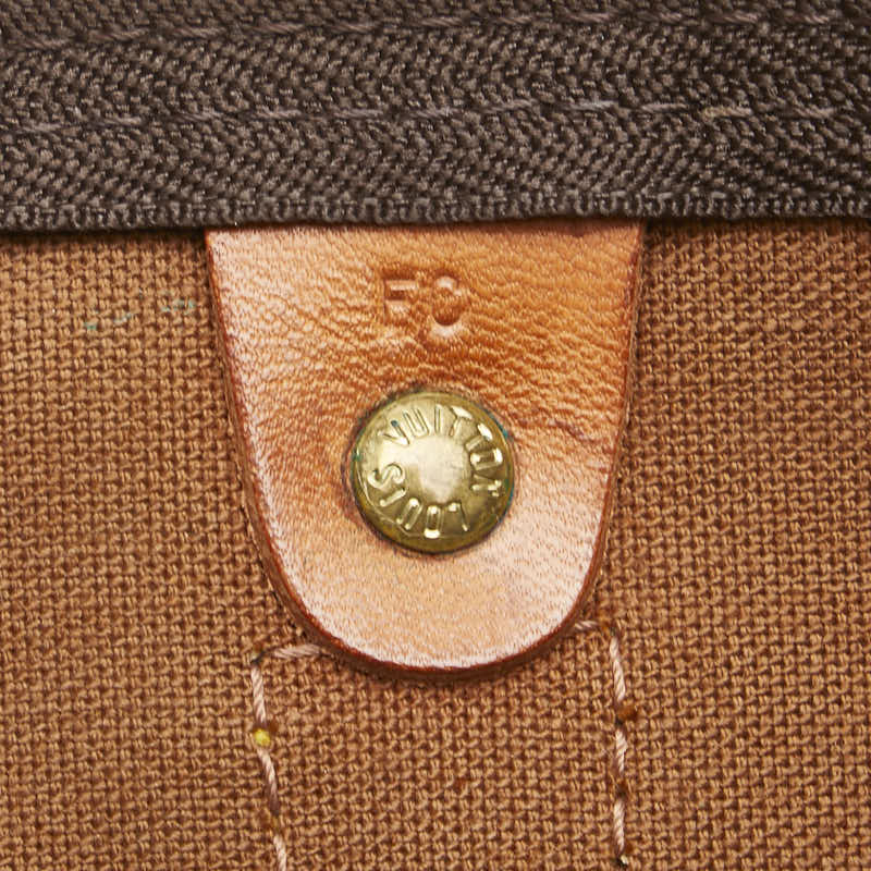 ルイ ヴィトン モノグラム キーポル50 ボストンバッグ ショルダーバッグ M41426 ブラウン PVC レザー レディース LOUIS VUITTON 【中古】