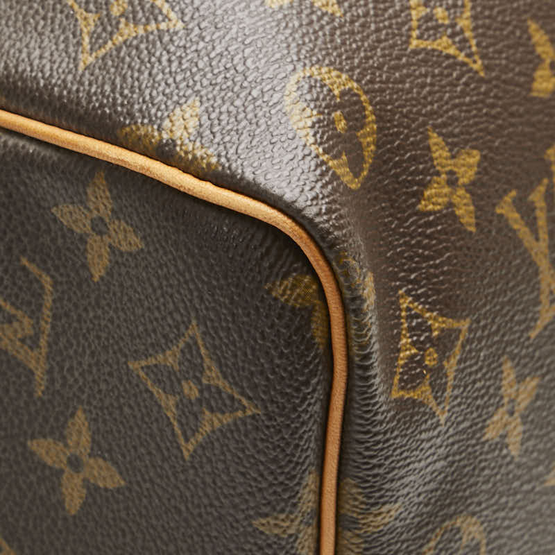 ルイ ヴィトン モノグラム キーポル50 ボストンバッグ ショルダーバッグ M41426 ブラウン PVC レザー レディース LOUIS VUITTON 【中古】