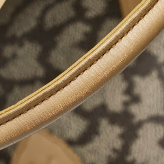 サンローラン ジラフ柄 トートバッグ ハンドバッグ ベージュ ブラウン PVC レザー レディース SAINT LAURENT 【中古】