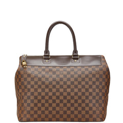 ルイ ヴィトン ダミエ グリニッジPM ボストンバッグ N41165 ブラウン PVC レザー レディース LOUIS VUITTON 【中古】