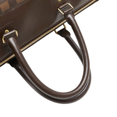 ルイ ヴィトン ダミエ グリニッジPM ボストンバッグ N41165 ブラウン PVC レザー レディース LOUIS VUITTON 【中古】